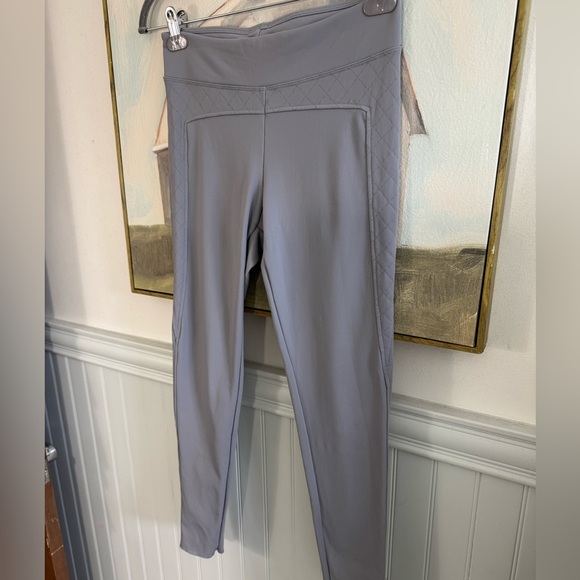 NILS Fleece Lined Gray Quilted Leggings Size Small - Picture 6 of 10